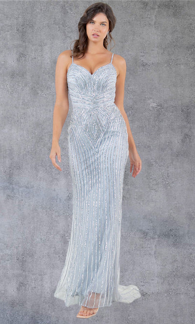 Cinderella Couture 8268J - Beaded Spaghetti Strap Fitted Gown Cinderella Couture 8268J - Beaded Spaghetti Strap Fitted Gown