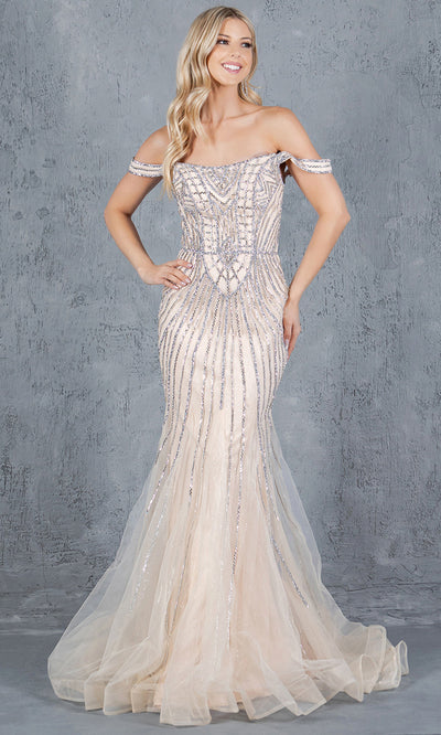 Cinderella Couture 8271J - Scoop Neckline Beaded Tulle Gown Cinderella Couture 8271J - Scoop Neckline Beaded Tulle Gown