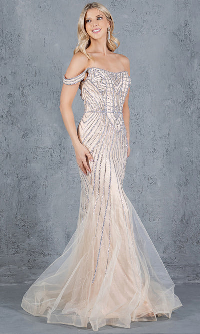 Cinderella Couture 8271J - Scoop Neckline Beaded Tulle Gown Cinderella Couture 8271J - Scoop Neckline Beaded Tulle Gown