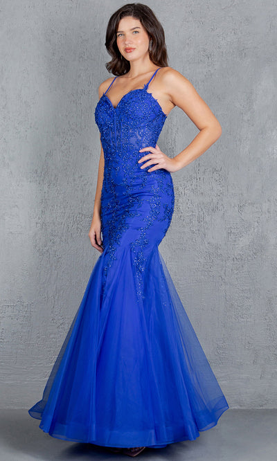 Cinderella Couture 8175J - Spaghetti Strap Mermaid Evening Gown Cinderella Couture 8175J - Spaghetti Strap Mermaid Evening Gown