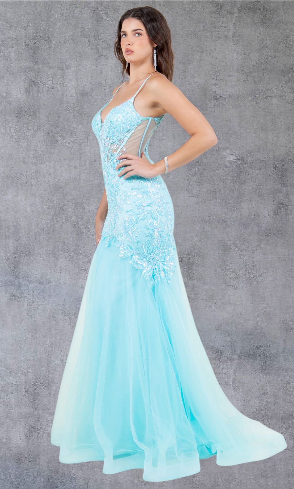 Cinderella Couture 8276J - Sleeveless Embellished Trumpet Gown Cinderella Couture 8276J - Sleeveless Embellished Trumpet Gown