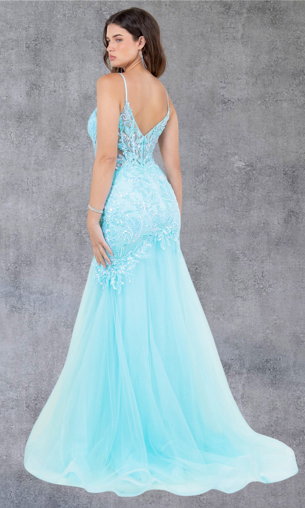 Cinderella Couture 8276J - Sleeveless Embellished Trumpet Gown Cinderella Couture 8276J - Sleeveless Embellished Trumpet Gown