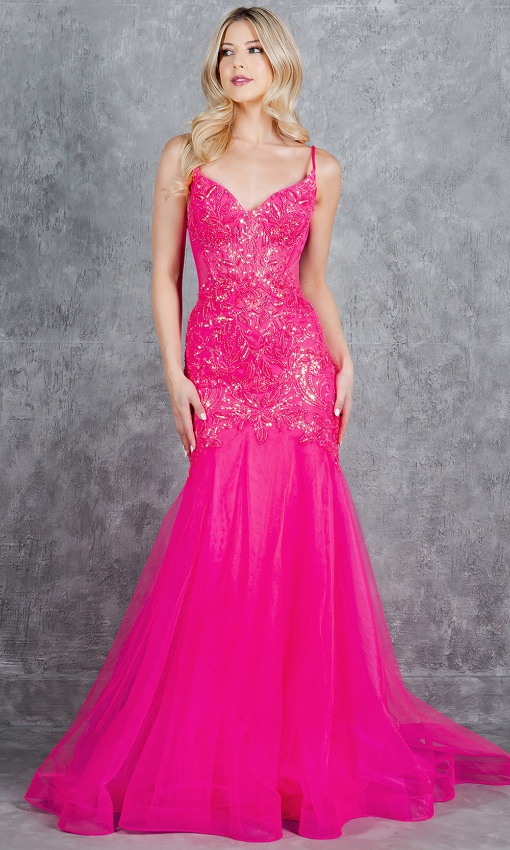 Cinderella Couture 8276J - Sleeveless Embellished Trumpet Gown Cinderella Couture 8276J - Sleeveless Embellished Trumpet Gown