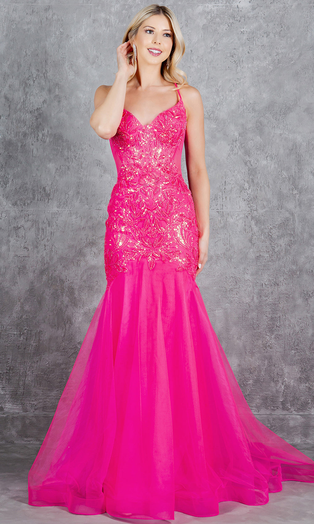 Cinderella Couture 8276J - Sleeveless Embellished Trumpet Gown Cinderella Couture 8276J - Sleeveless Embellished Trumpet Gown