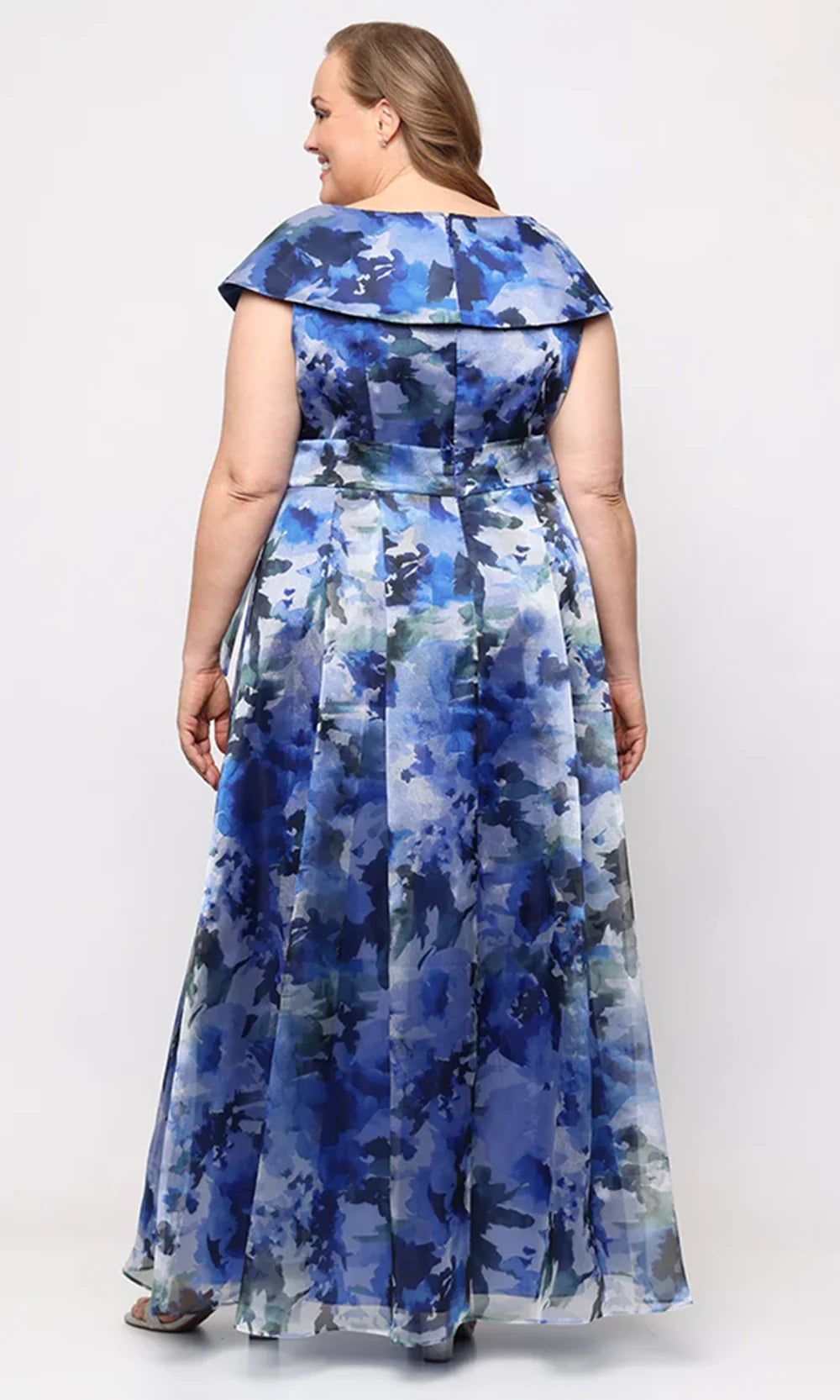 Alex Evenings 8440319 - Elegant Floral Mother’s Evening Dress Mother Of The Bride Dresses in Royal Multi