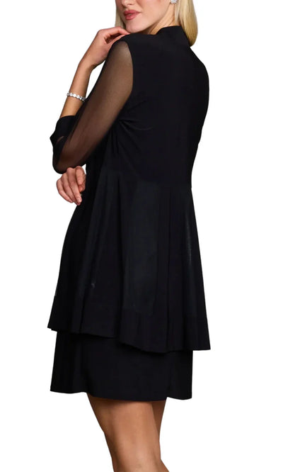 R&M Richards 8442W - Three-Quarter Sleeve Jacket Sheath Dress Cocktail Dresses
