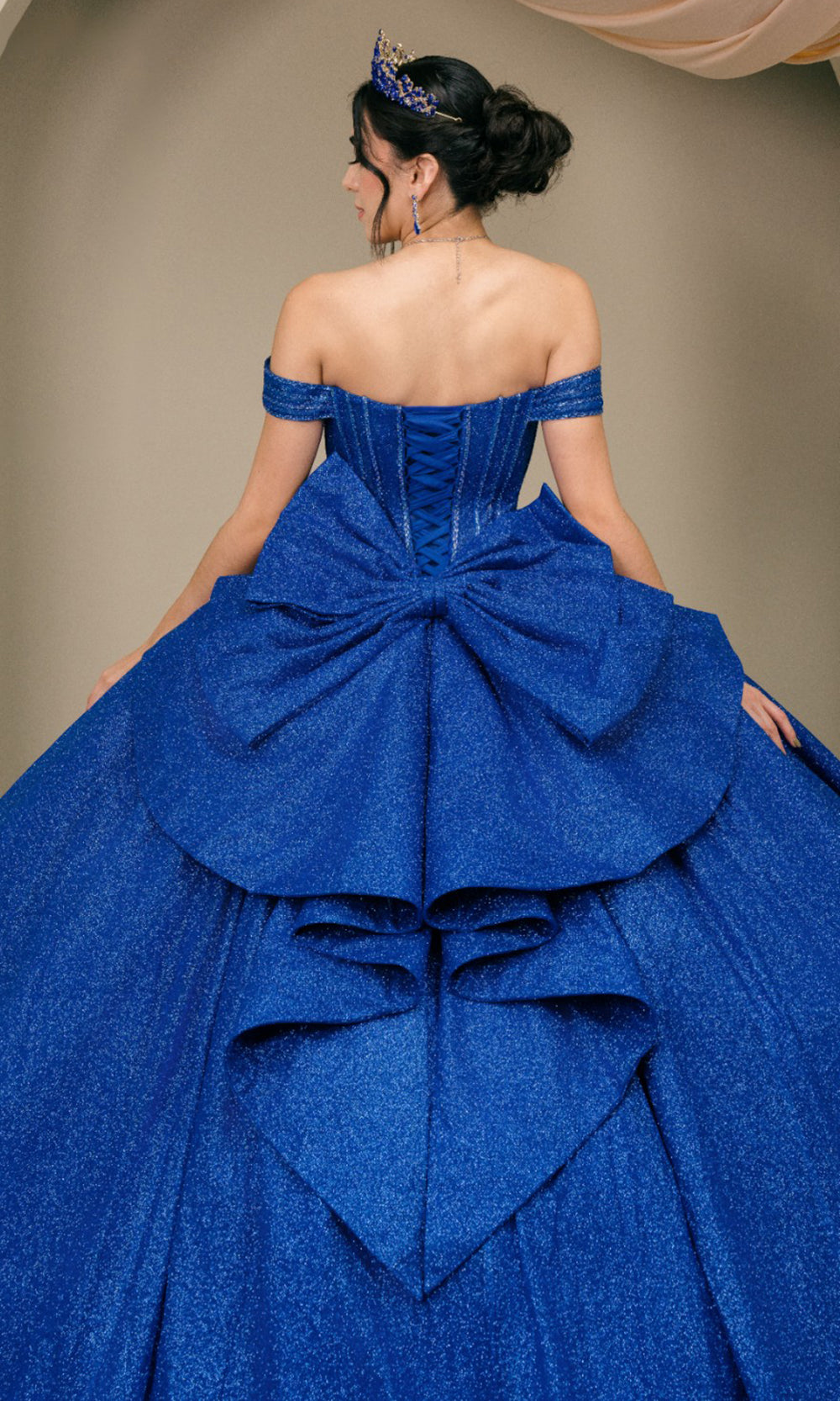 Cinderella Couture 8460JQ - Sweetheart Rhinestone Beaded Quince Gown Quinceanera Dresses in Royal