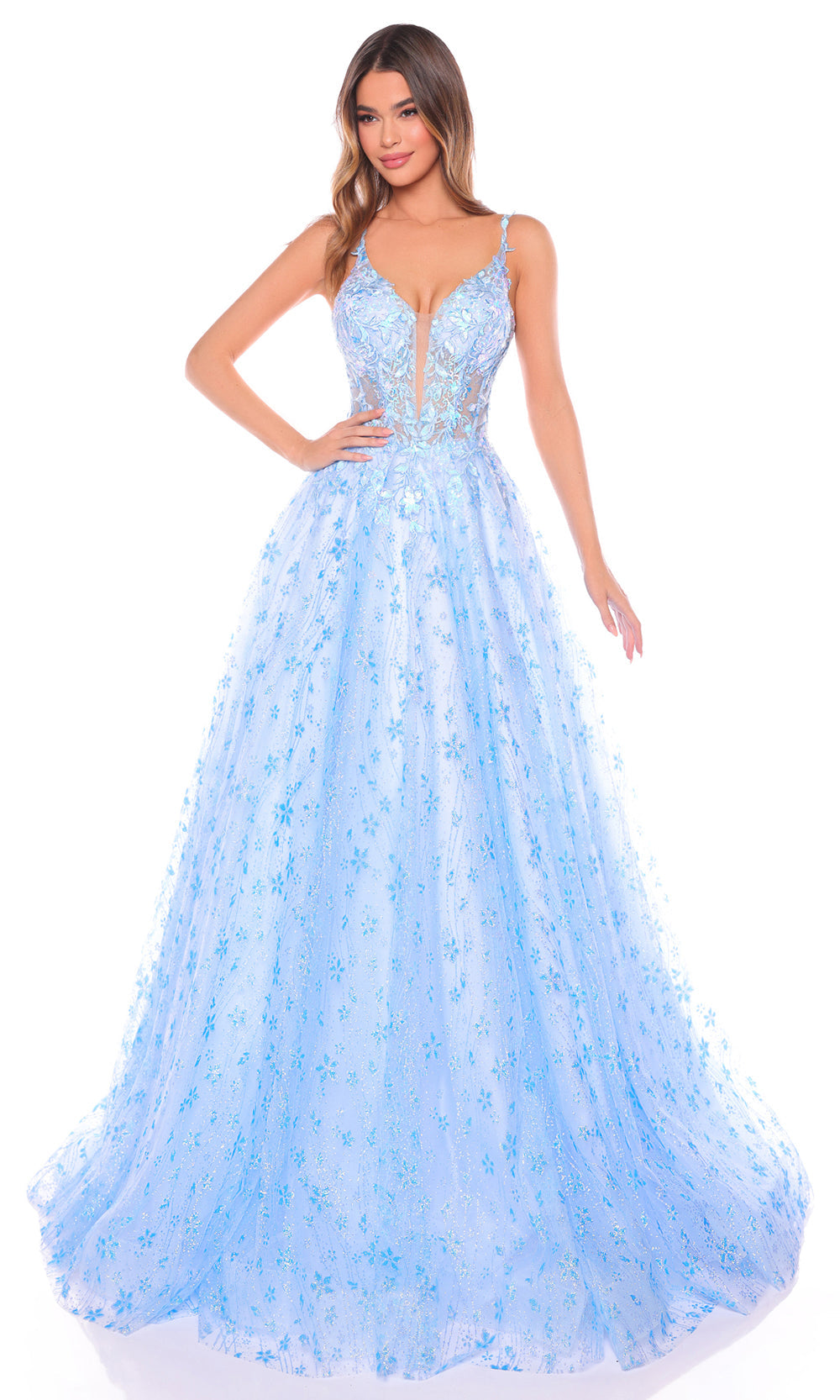 Amarra 88119 - Lace Applique Ballgown Special Occasion Dresses 