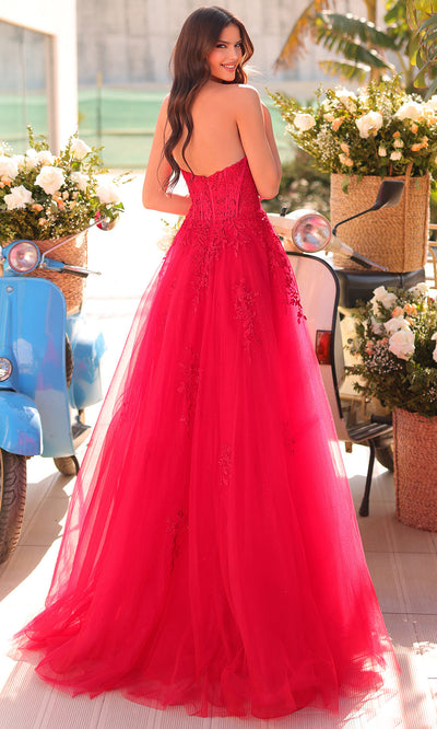 Amarra 88950 - Scoop Neck Gown with Embroidered Bodice Ball Gowns