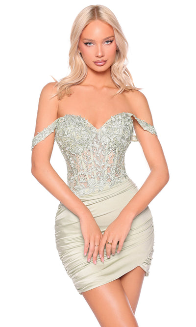 Amarra 88957 - Sweetheart Ruching Party Dress Cocktail Dresses