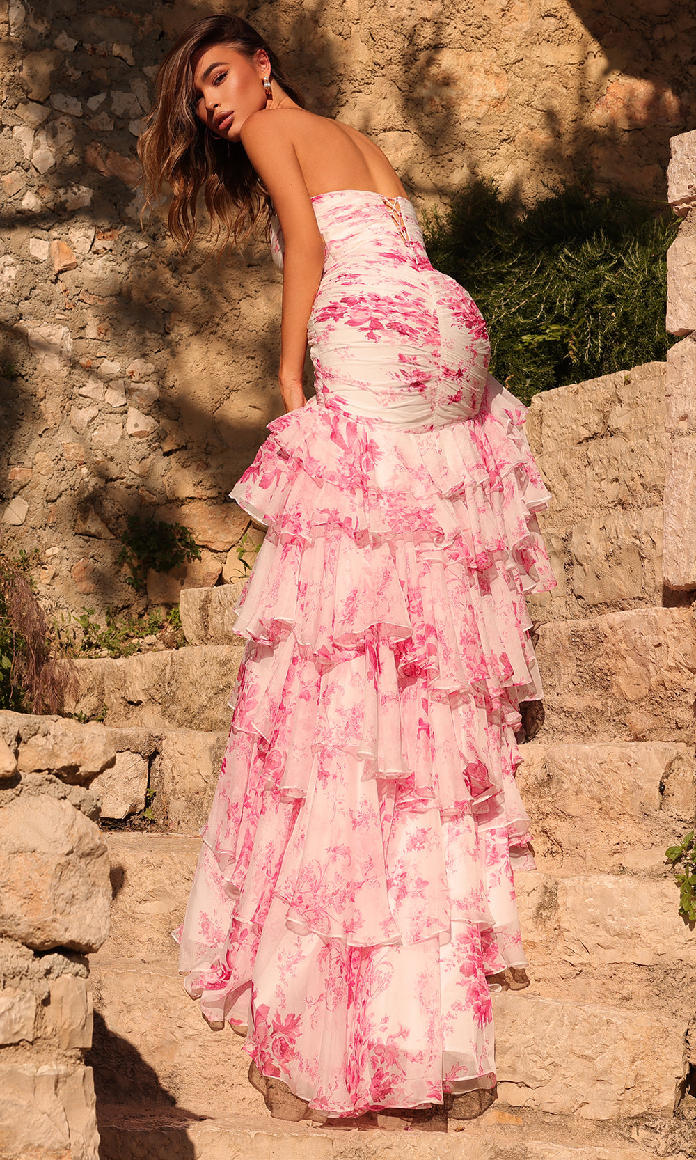 Amarra 89297 - Sweetheart Floral Trumpet Evening Gown Prom Dresses