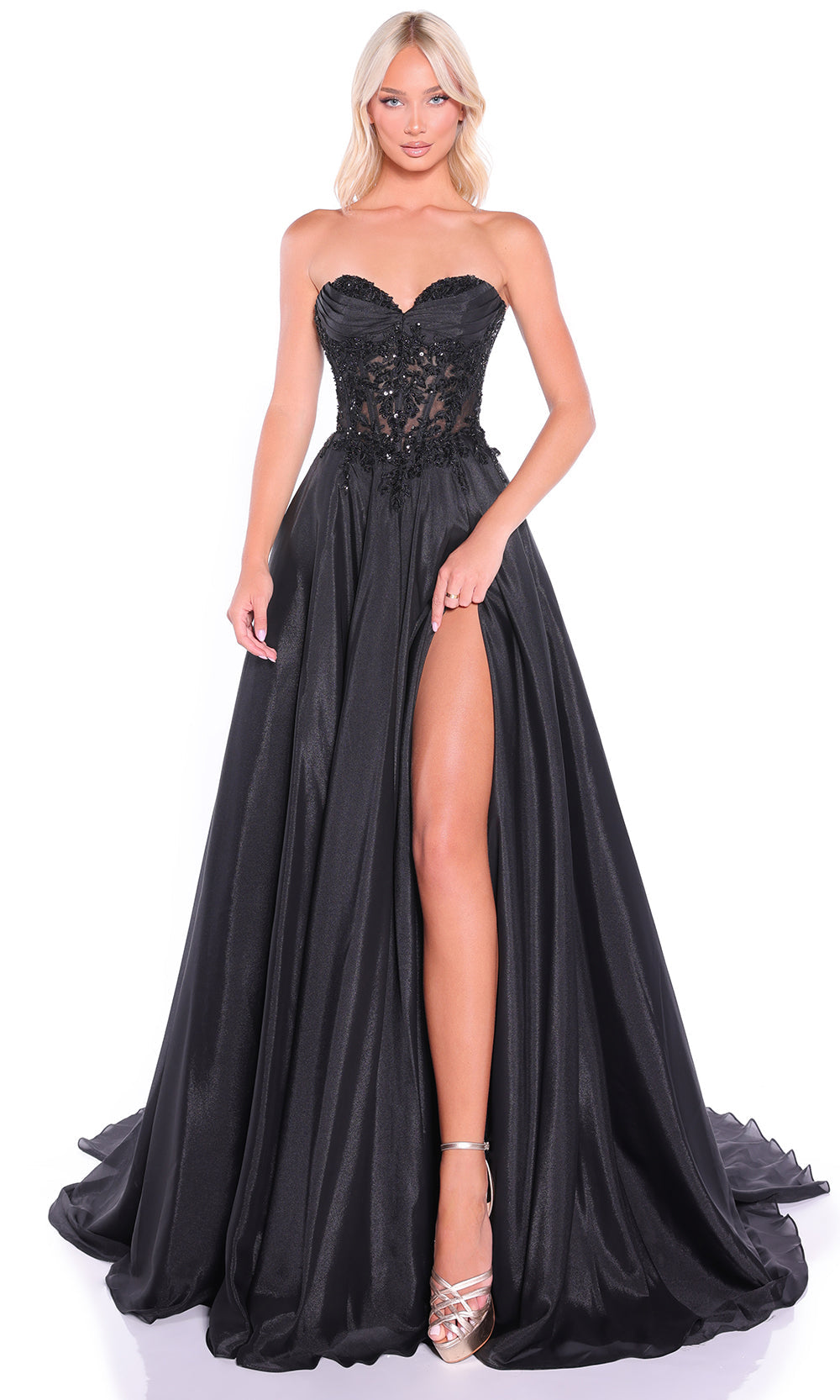 Amarra 89315 - Elegant Corset Sweetheart A-Line Gown Prom Dresses