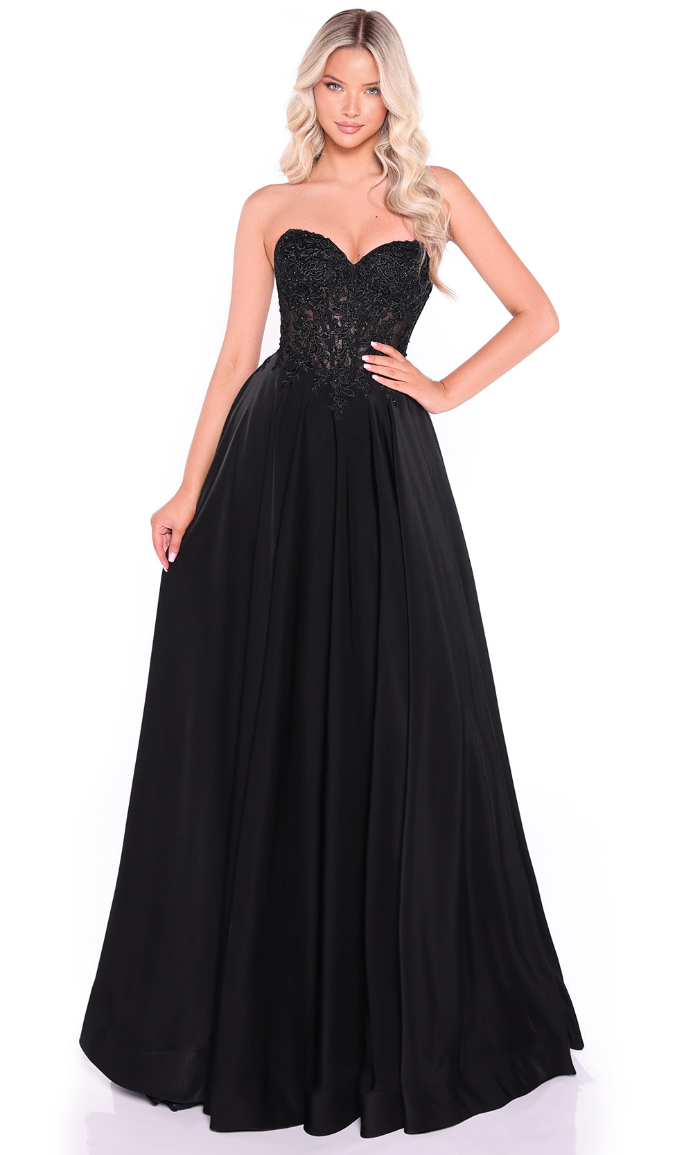 Amarra 89433 - Elegant A-Line Sweetheart Gown Prom Dresses