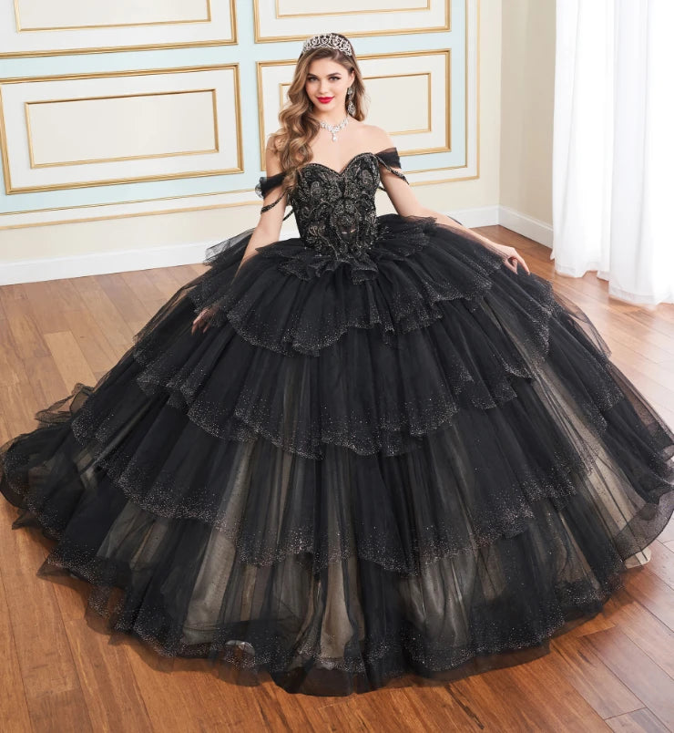 Princesa by Ariana Vara PR30160 - Off-Shoulder Open Back Gown