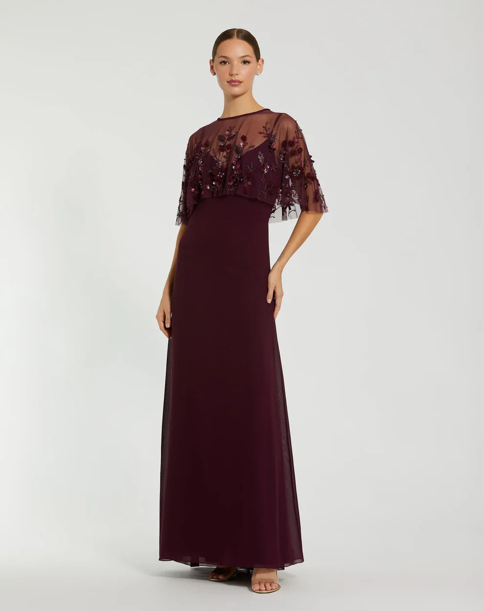 Mac Duggal 9229 - Illusion Jewel A-Line Formal Dress