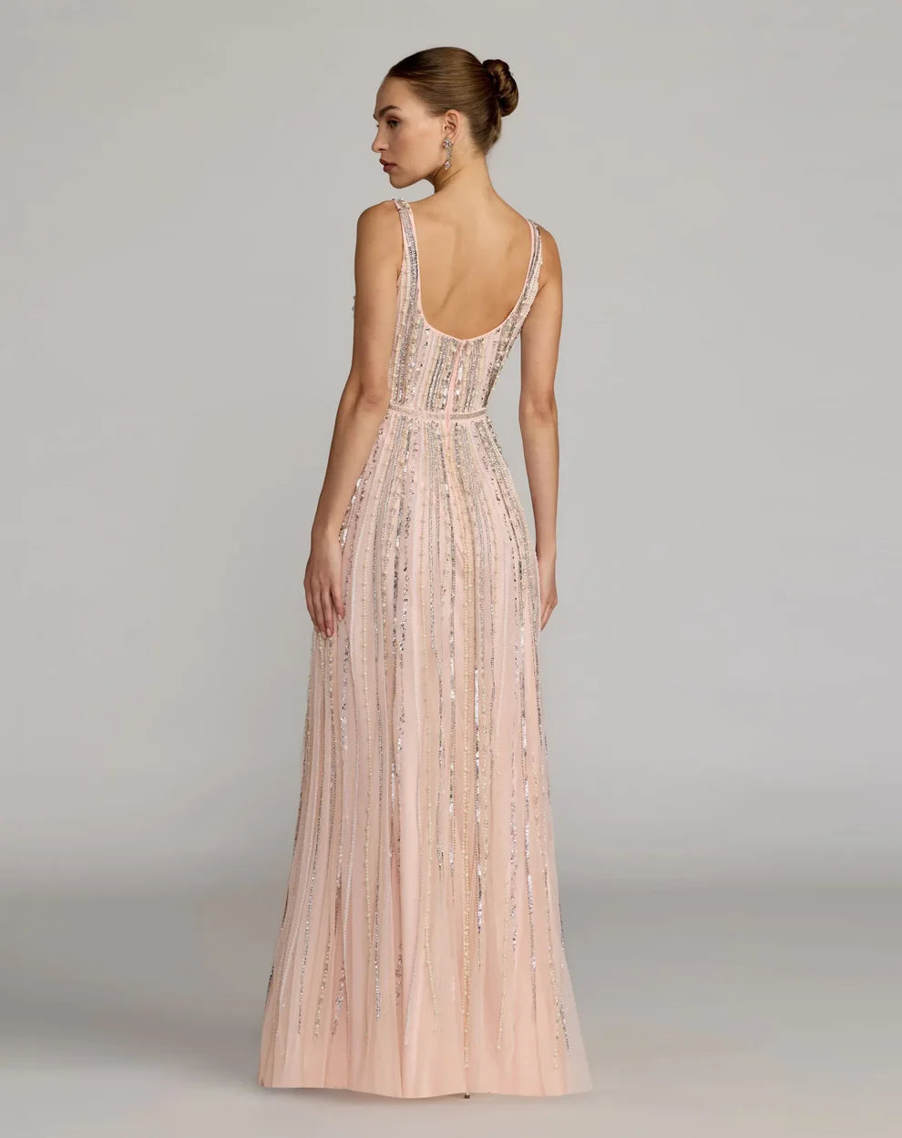 Mac Duggal 94080 - Embellished Scoop Neck A-Line Gown
