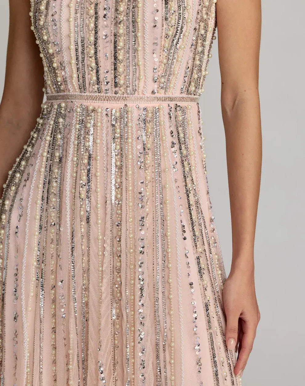Mac Duggal 94080 - Embellished Scoop Neck A-Line Gown