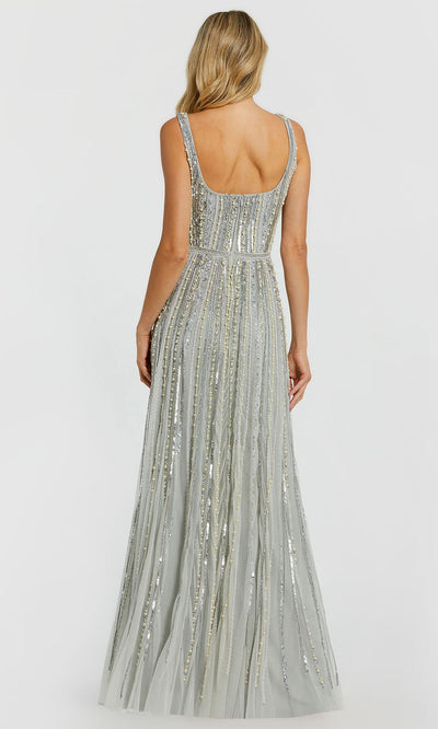 Mac Duggal 94080 - Embellished Scoop Neck A-Line Gown Evening Dresses
