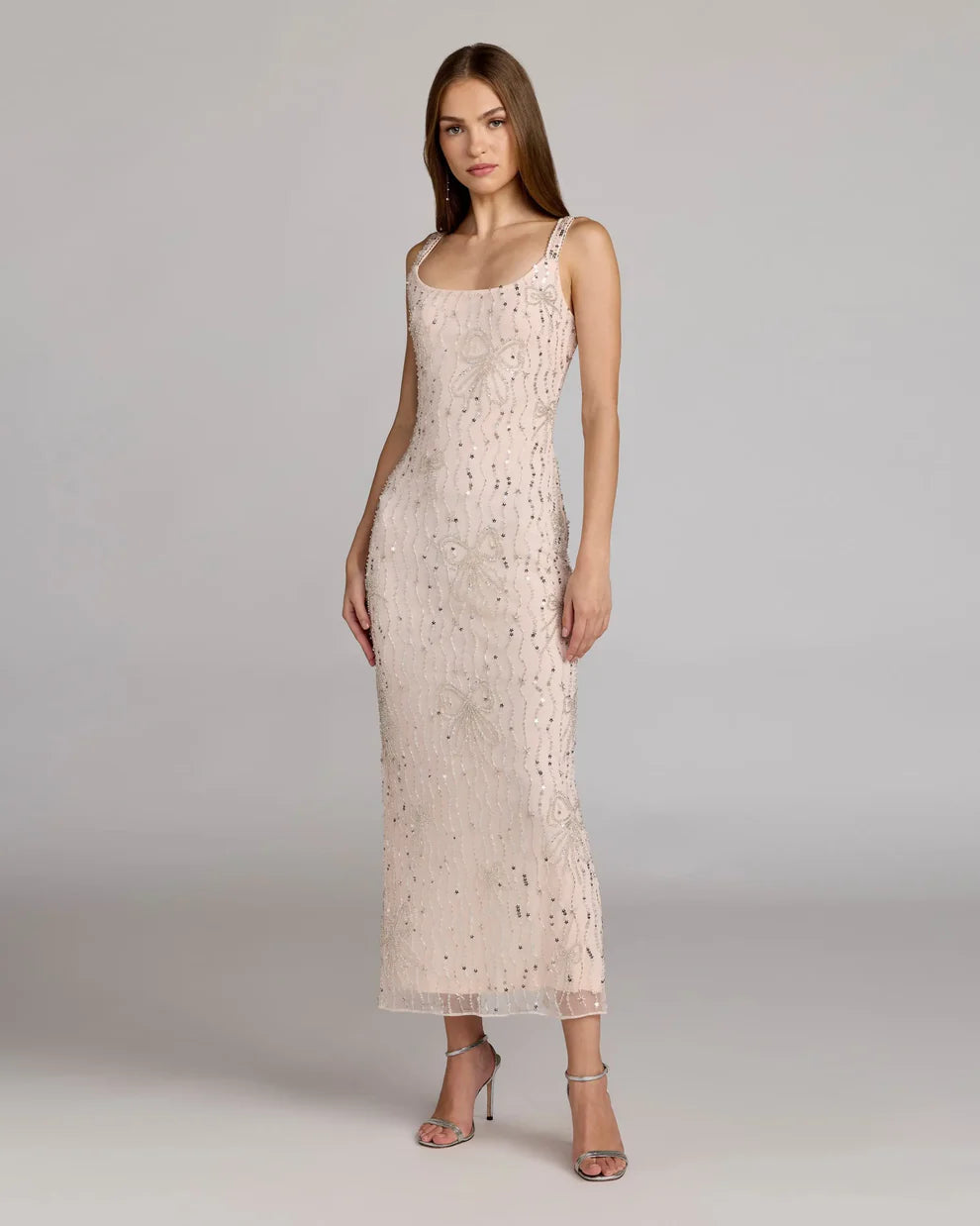 Mac Duggal 94129 - Floral Embroidery High Neck Gown