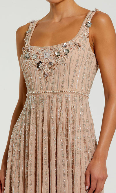 Mac Duggal 94155 - Wide Strap Fully Beaded A-Line Dress Homecoming Dresses
