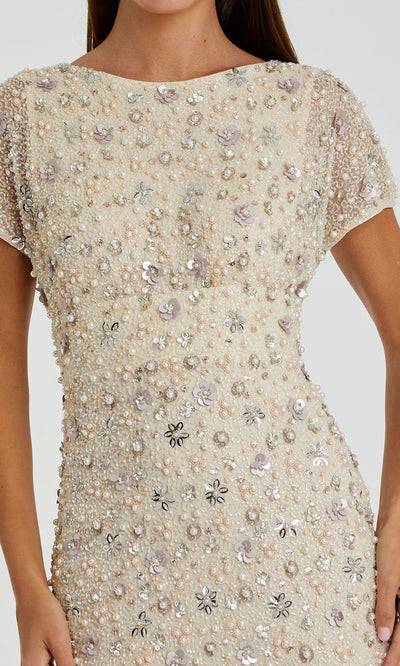 Mac Duggal 94205 - Embellished Bateau Neck Long Gown Mother of the Bride Dresses