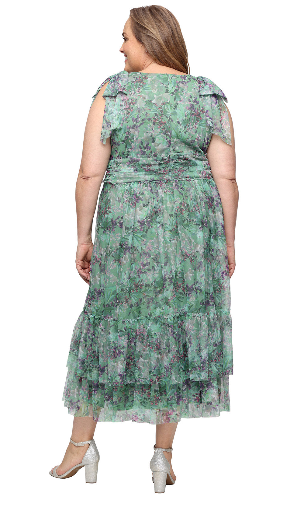 S.L. Fashions Dresses (SLNY) 9432148 - Bow Strap Floral A-Line Dress Party Dresses
