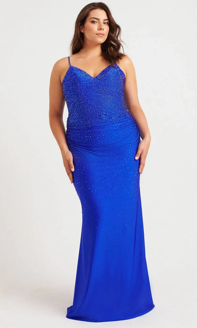 Faviana 9555 - Heat Stone Sleeveless Plus Size Dress Prom Dresses