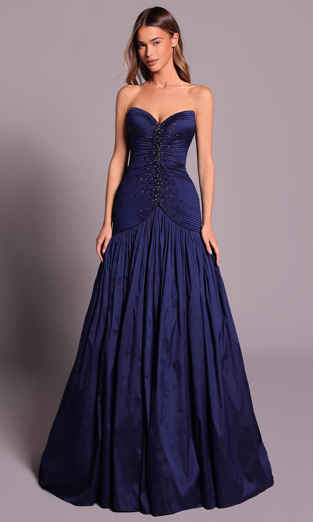 Tarik Ediz 99027 - Dramatic Full Skirt Strapless Dress