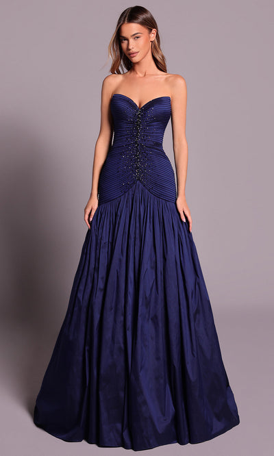 Tarik Ediz 99027 - Dramatic Full Skirt Strapless Dress