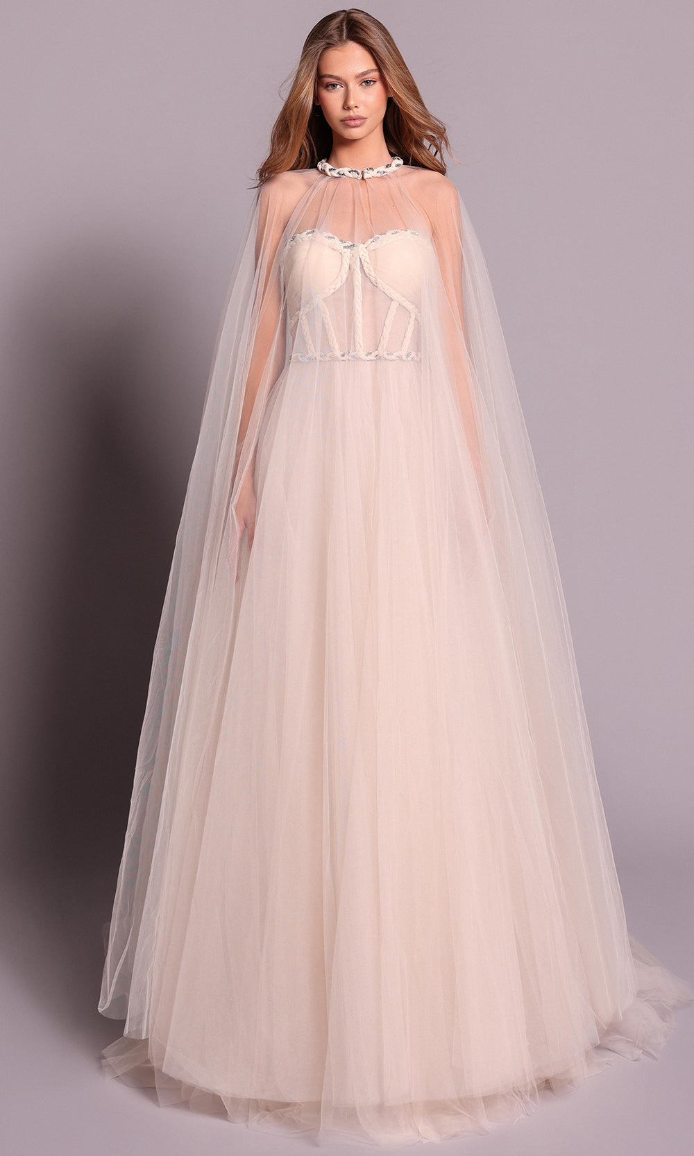 Tarik Ediz 99090 - Ethereal Strapless A-line Dress