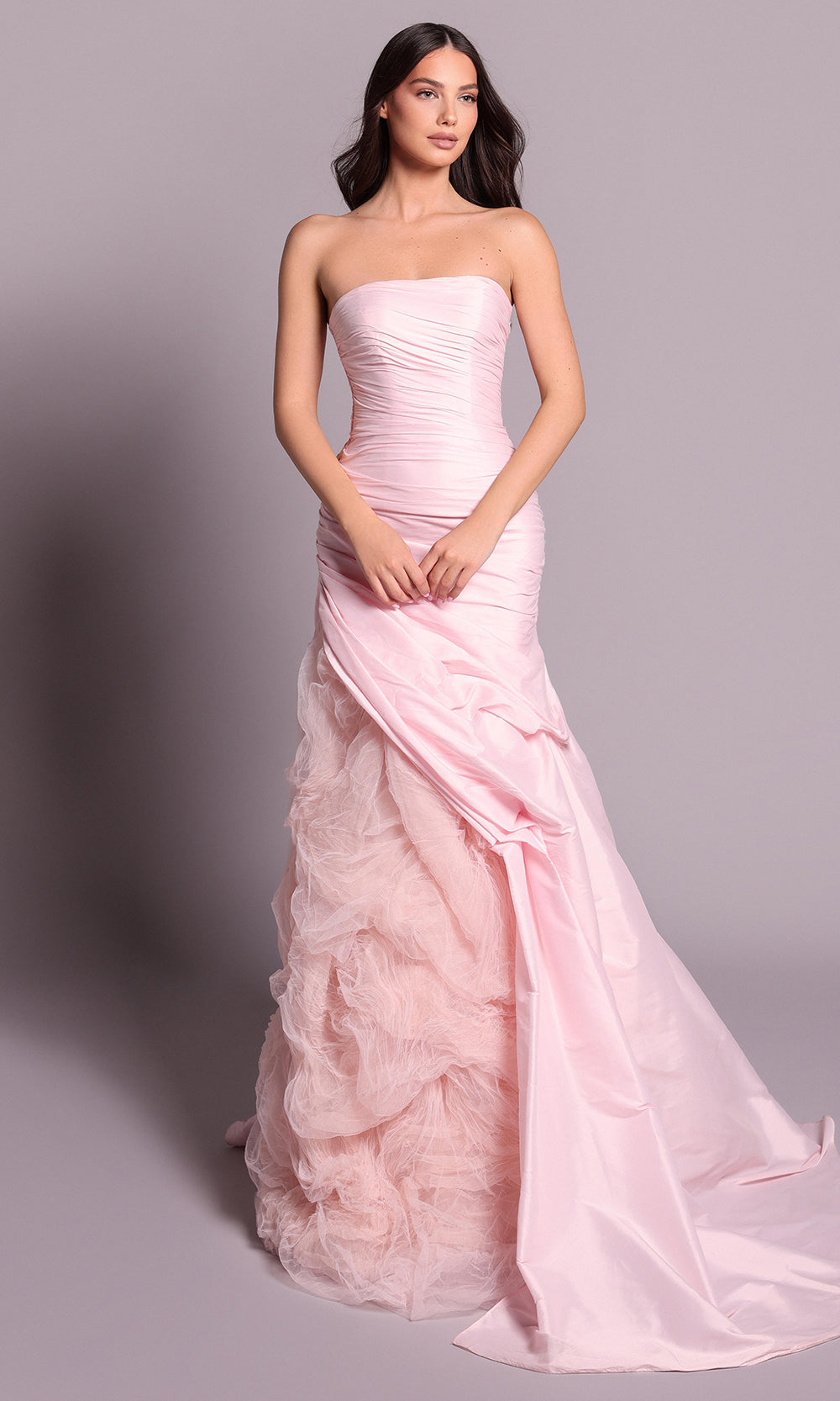 Tarik Ediz 99103 - Sweetheart Dramatic Trumpet Dress