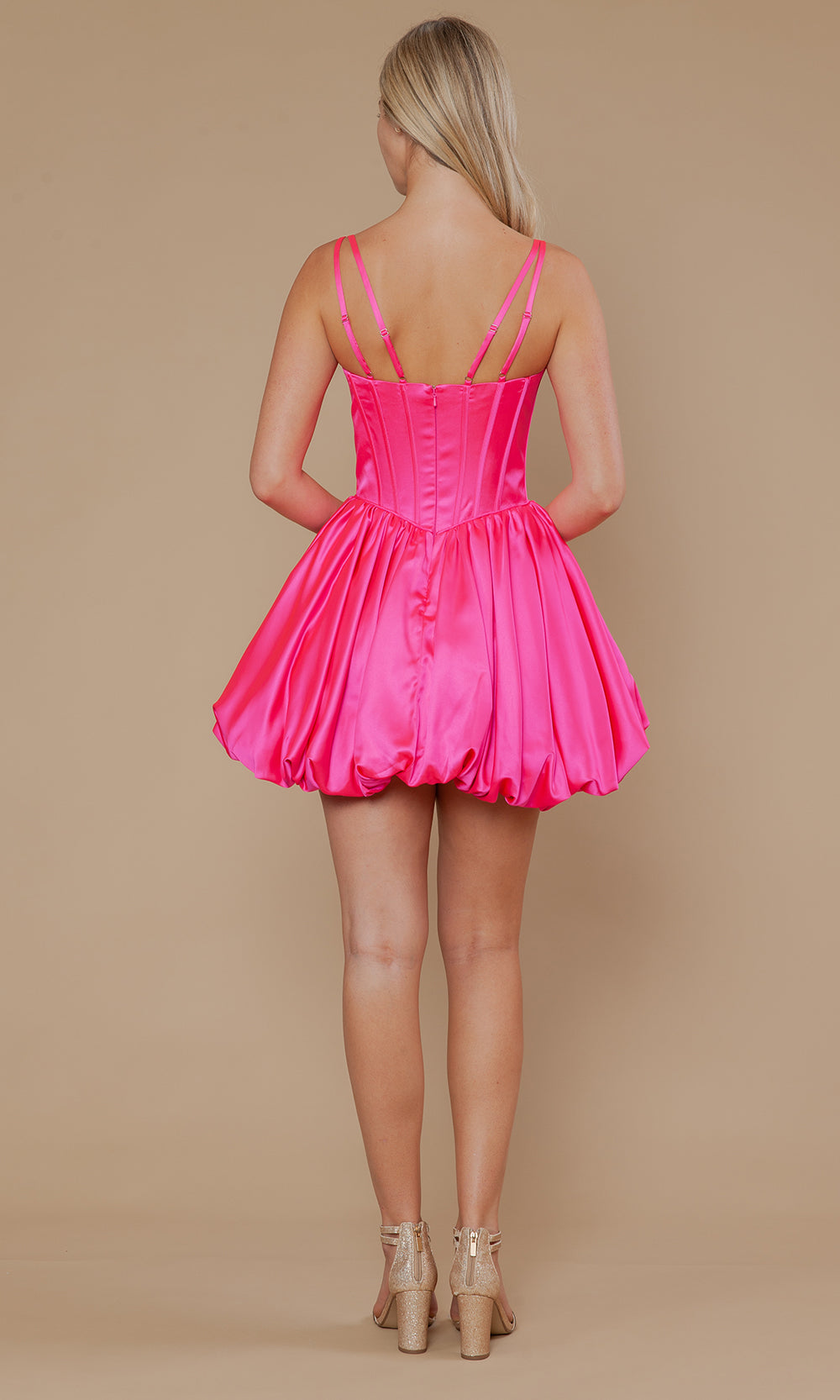 Poly USA 9946 - Beaded Trim Sweetheart Bubble Dress Cocktail Dresses