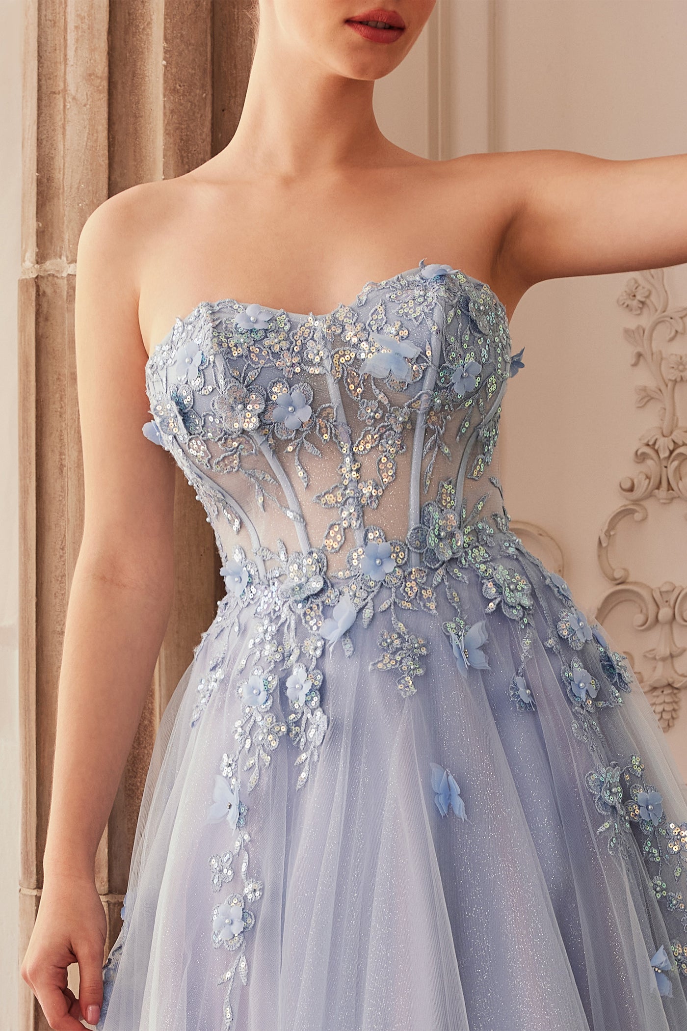 Andrea and Leo A1108 - Corset Gown