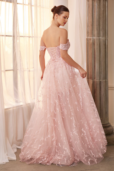 Andrea and Leo A1207 - Off-Shoulder Gown