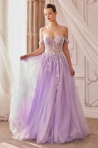 Andrea and Leo A1209 - Off Shoulder Gown