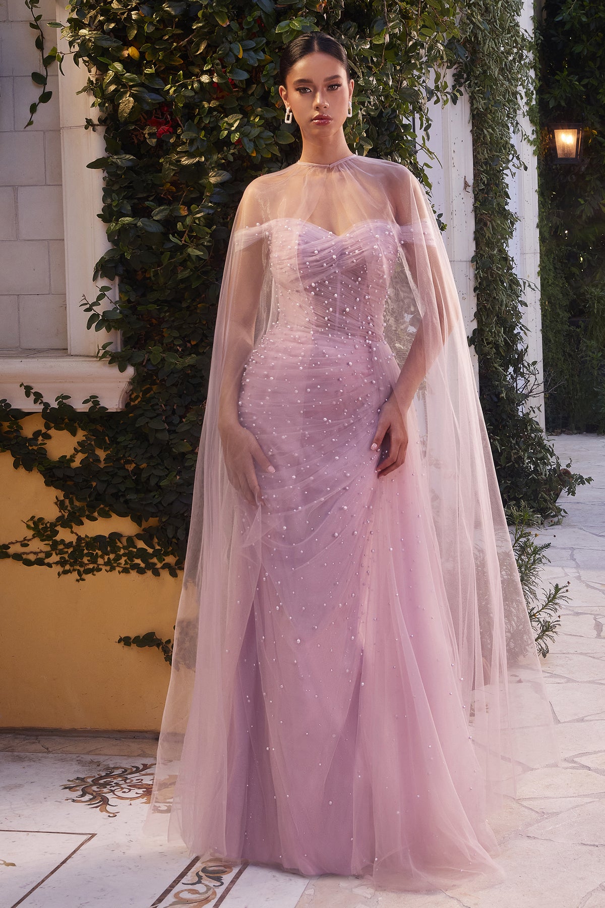 Andrea and Leo A1219 - Pearl Beaded Dress