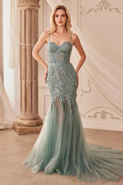 Andrea And Leo A1232 - Sweetheart Bustier Gown