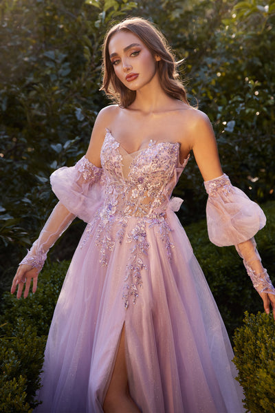 Andrea And Leo A1303 - Applique Bodice Gown