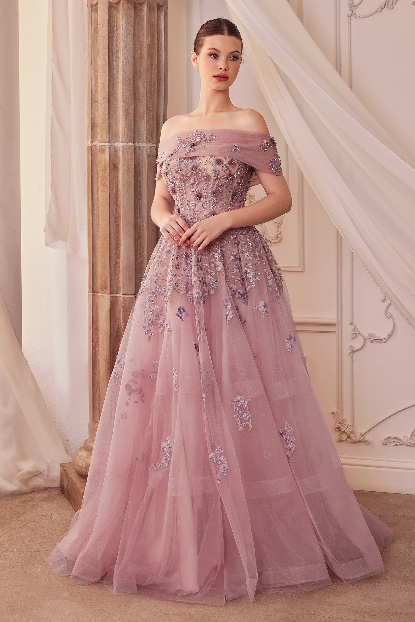 Andrea and Leo A1348 - Sweetheart Embellished Evening Dress