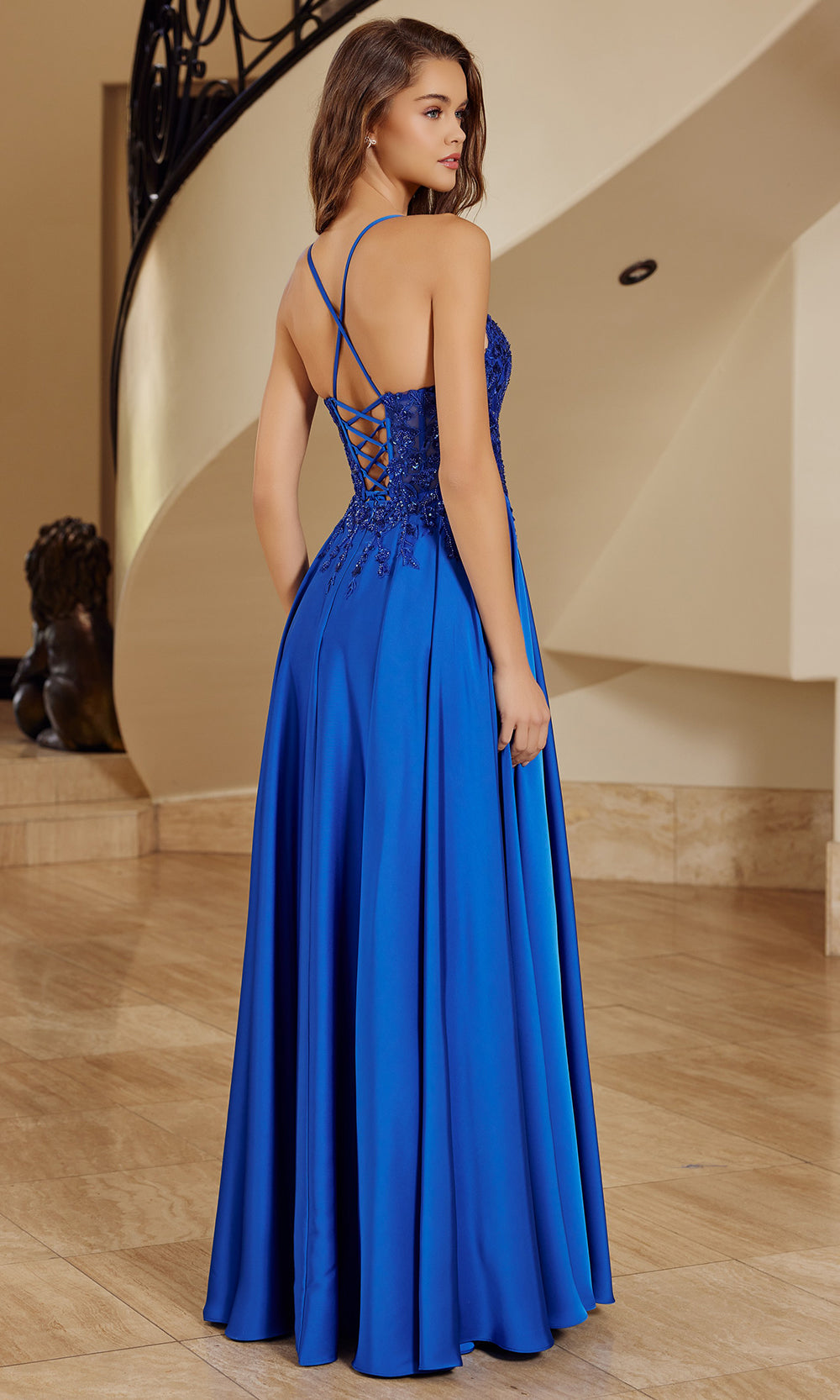 Nox Anabel A1725 - Corset Back Formal Gown Prom Dresses