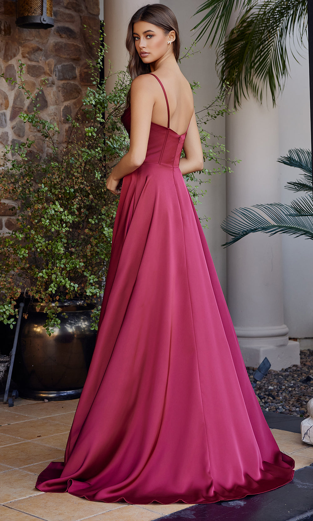 Nox Anabel A1744 - Draped Neckline Formal Gown Bridesmaid Dresses