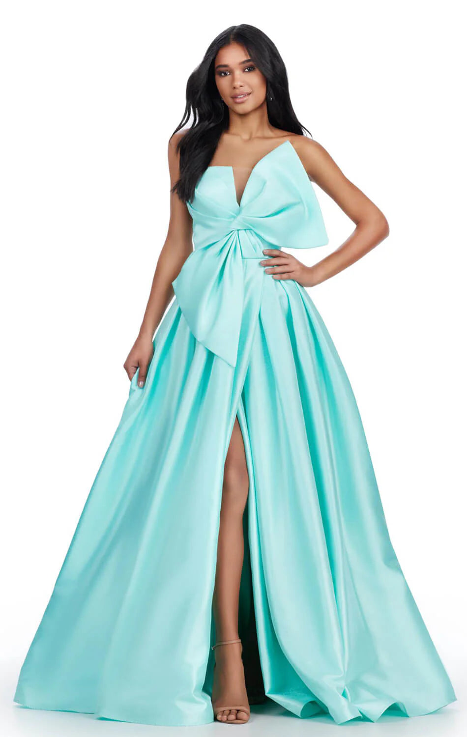 Ashley Lauren 11609 - Strapless Mikado Prom Gown