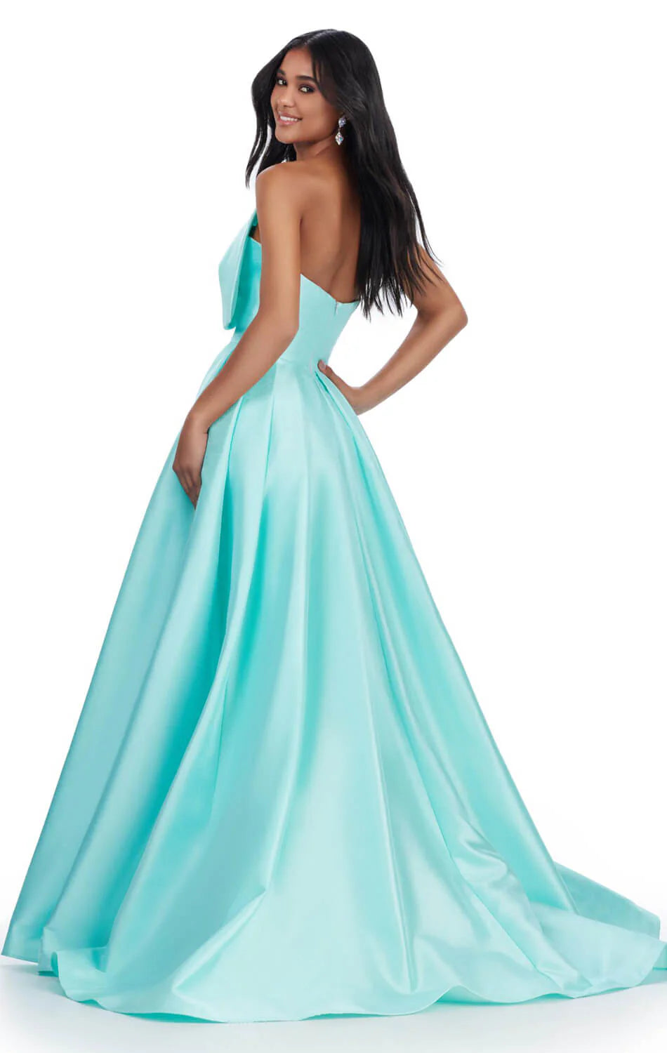 Ashley Lauren 11609 - Strapless Mikado Prom Gown