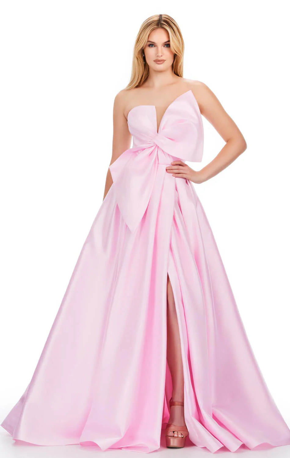 Ashley Lauren 11609 - Strapless Mikado Prom Gown