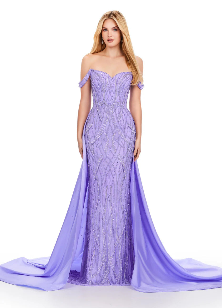 Ashley Lauren 11458 - Sweetheart Overskirt Prom Dress