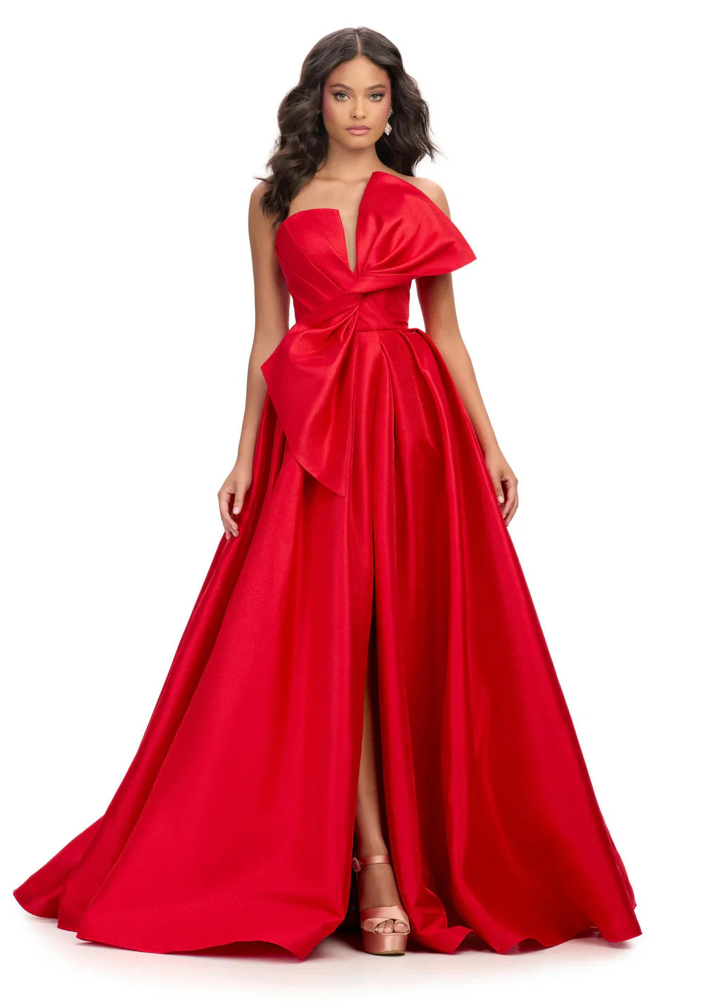 Ashley Lauren 11609 - Strapless Mikado Prom Gown
