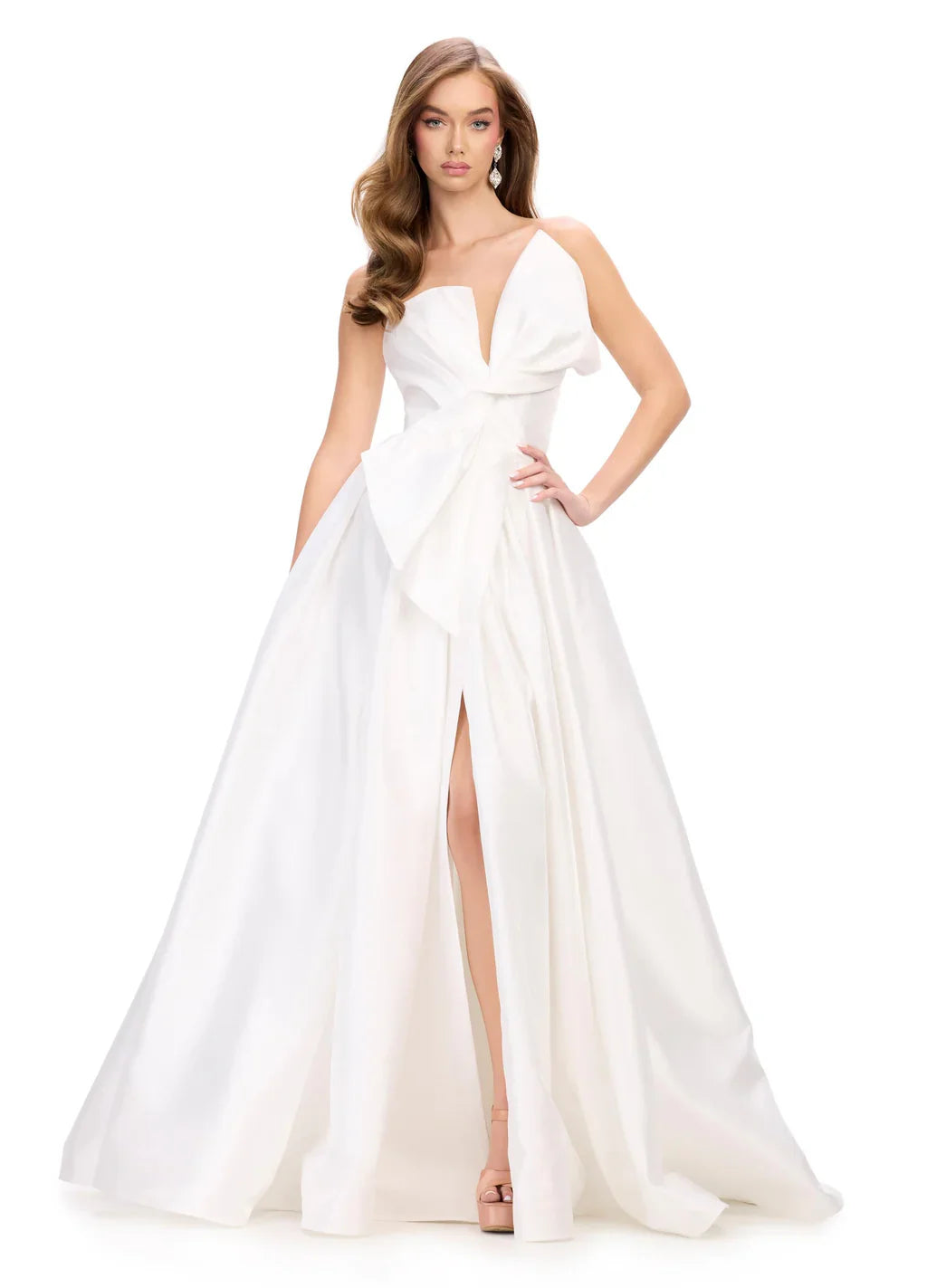 Ashley Lauren 11609 - Strapless Mikado Prom Gown