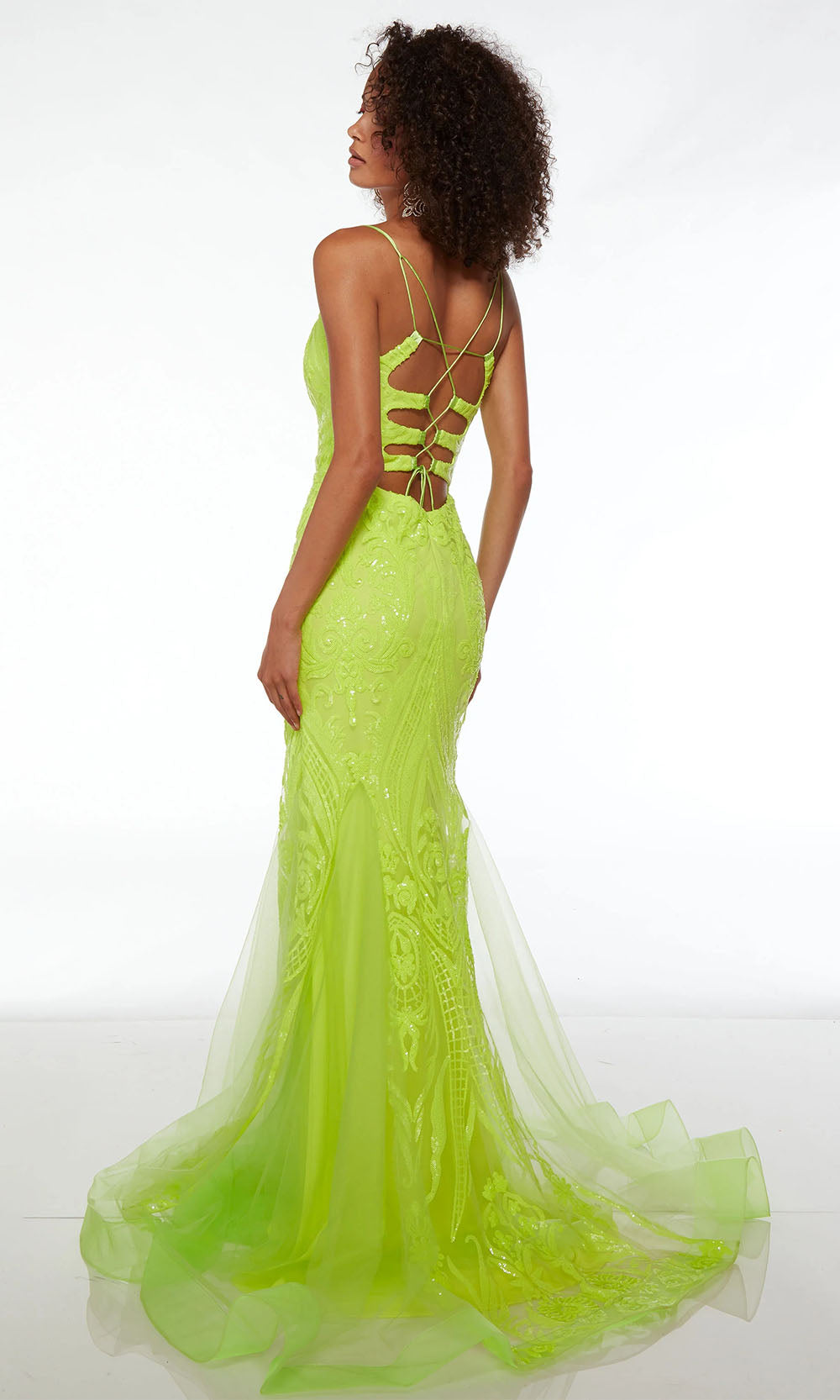 Alyce Paris 61554 - Strappy Back Mermaid Prom Dress Special Occasion Dress