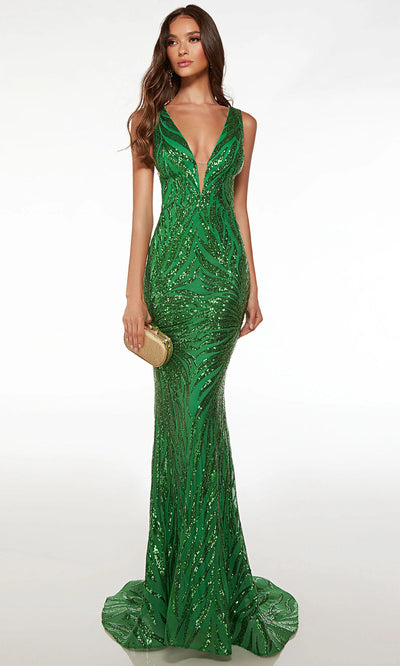 Alyce Paris 61566 - Sequin Fitted Evening Dress Evening Dresses