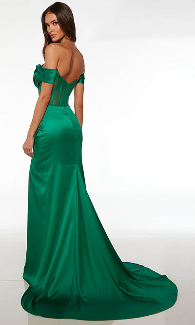 Alyce Paris 61572 - Sweetheart Slit Evening Dress Evening Dresses